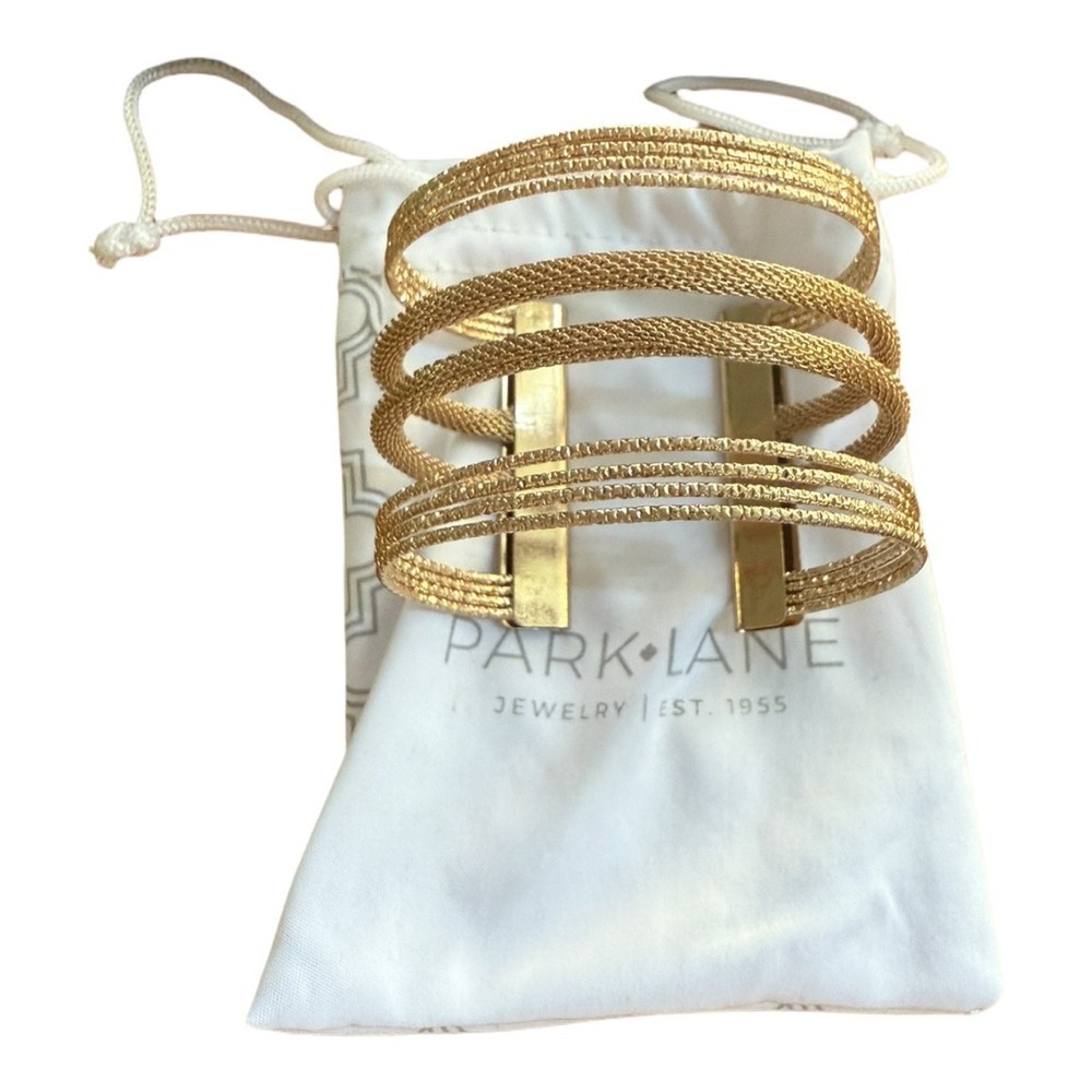 Park Lane Goldie Cuff Open Cuff Bracelet Tiered Minimalist Statement Piece